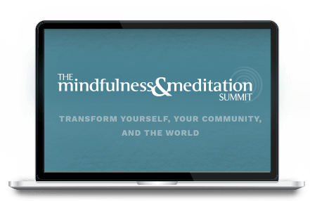 Mindfulness and Meditation Summit pictured on multiple devices